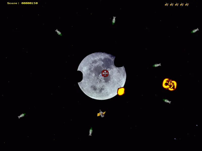 Moon Defence gameplay screenshot